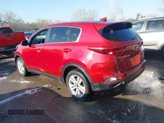 2017 Kia Sportage LX with VIN KNDPM3AC5H7121087, listed as a IAAI auction lot 41967697 with 91,175 mi miles. Bid and sale history available at carsss.com. Image 3.