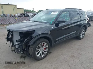2025 Ford Explorer ST-Line with VIN 1FMUK8KH0SGB82737, listed as a IAAI auction lot 42688178 with 1,333 mi miles and . Bid and sale history available at DreamBid. Image 18.