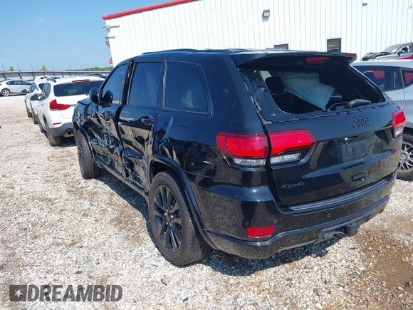 2017 Jeep Grand Cherokee Laredo with VIN 1C4RJFAG7HC894947, listed as a IAAI auction lot 40041978 with 1 mi miles. Bid and sale history available at carsss.com. Image 3.