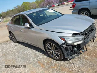 2018 Infiniti Q50 3.0t SPORT with VIN JN1EV7AR9JM439529, listed as a IAAI auction lot 41946026 with 118,821 mi miles. Bid and sale history available at carsss.com. Image 1.