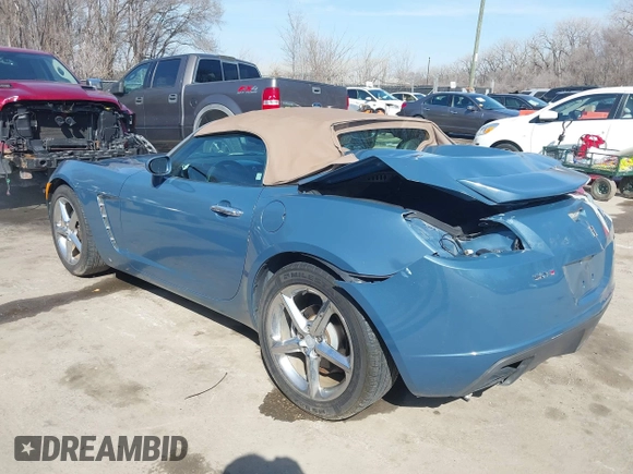 2007 Saturn Sky Red Line with VIN 1G8MG35XX7Y127784, listed as a IAAI auction lot 41782555 with 88,694 mi miles and . Bid and sale history available at DreamBid. Image 3.