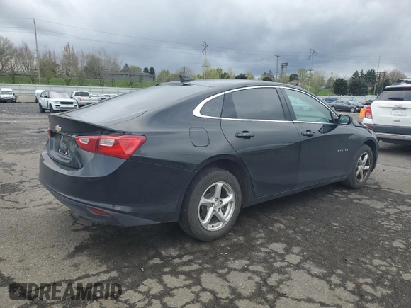 2018 Chevrolet Malibu LS with VIN 1G1ZB5ST8JF101249, listed as a Copart auction lot 52135495 with 90,335 mi miles and Salvage Title. Bid and sale history available at DreamBid. Image 3.