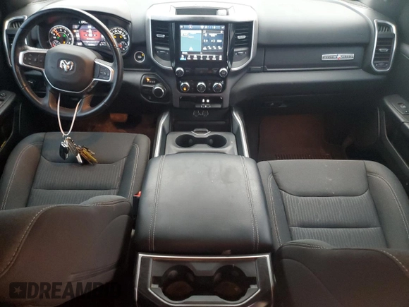 2022 Ram 1500 Big Horn with VIN 1C6RREMT0NN475485, listed as a Copart auction lot 78868054 with 52,306 mi miles and Salvage Title. Bid and sale history available at carsss.com. Image 8.