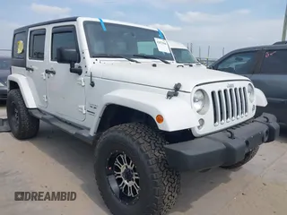 2018 Jeep Wrangler Unlimited Sahara z VIN 1C4HJWEG1JL801934, wystawiony jako IAAI lot #42072968 z przebiegiem 112 432 mil mil oraz . Historia ofert i sprzedaży dostępna na DreamBid. Obrazek 1.