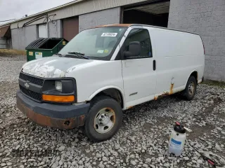 2006 Chevrolet Express Cargo Van with VIN 1GCGG25V361209424, listed as a Copart auction lot 82199034 with 178,239 mi miles and Non Repairable. Bid and sale history available at carsss.com. Image 1.