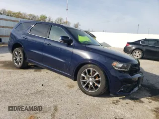 2017 Dodge Durango GT with VIN 1C4RDJDG0HC619216, listed as a Copart auction lot 54189525 with 118,985 mi miles and Salvage title. Bid and sale history available at DreamBid. Image 4.
