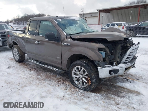 2017 Ford F-150 XL with VIN 1FTFX1EG1HFC74818, listed as a IAAI auction lot 41235975 with 47,000 mi miles. Bid and sale history available at carsss.com. Image 1.