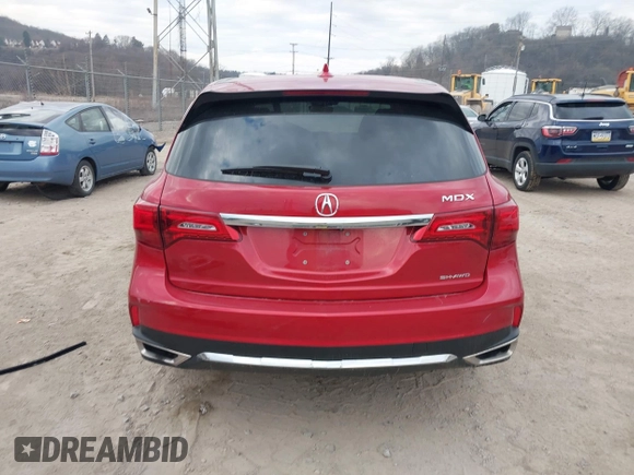 2020 Acura MDX with VIN 5J8YD4H33LL057651, listed as a IAAI auction lot 41886742 with 45,351 mi miles. Bid and sale history available at carsss.com. Image 17.