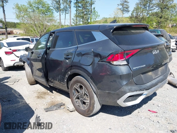 2024 Kia Sportage LX with VIN KNDPUCDF3R7265518, listed as a IAAI auction lot 41830707 with 29,574 mi miles and . Bid and sale history available at DreamBid. Image 3.