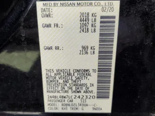 2020 Nissan Altima 2.5 S with VIN 1N4BL4BW7LC242320, listed as a Copart auction lot 85477324 with 99,608 mi miles and Salvage Title. Bid and sale history available at carsss.com. Image 12.
