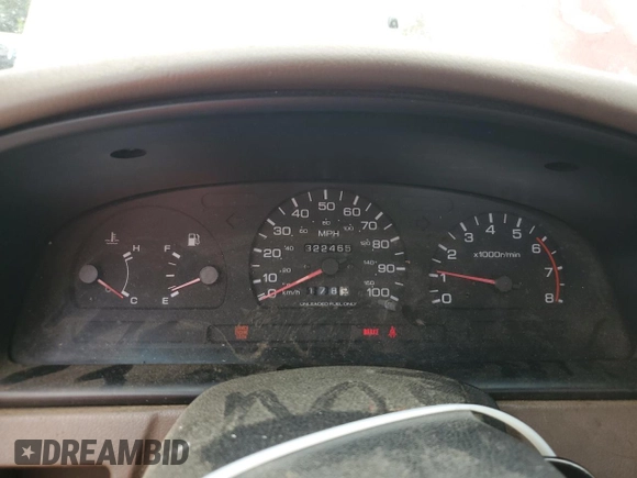 1997 Nissan Frontier XE with VIN 1N6SD11SXVC393477, listed as a Copart auction lot 59584105 with 322,465 mi miles and Clean title. Bid and sale history available at DreamBid. Image 9.