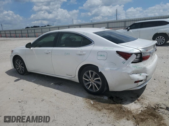 2017 Lexus ES 300h with VIN JTHBW1GG3H2138985, listed as a Copart auction lot 52014955 with 126,653 mi miles and Salvage Title. Bid and sale history available at DreamBid. Image 2.