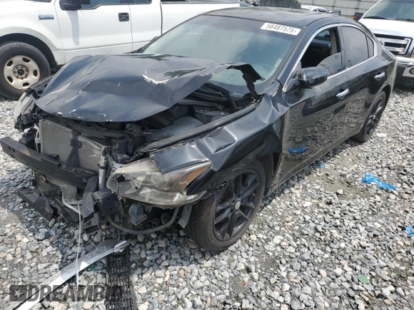 2011 Nissan Maxima SV с VIN 1N4AA5AP9BC834737, выставлен на аукционе Copart как лот 58487575 с пробегом Не указан миль и Списание • Salvage title. История ставок и продаж доступна на DreamBid. Изображение 1.