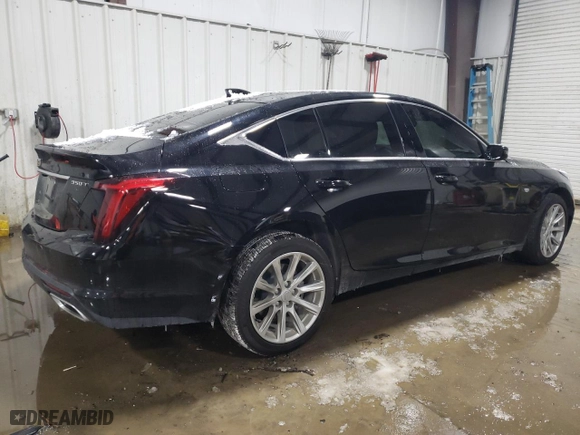 2024 Cadillac CT5 Luxury with VIN 1G6DX5RK0R0130861, listed as a Copart auction lot 89292715 with 6,046 mi miles and Salvage Title. Bid and sale history available at carsss.com. Image 3.