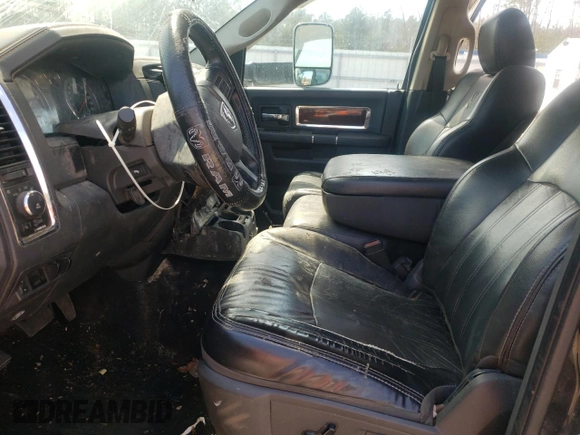 2012 Ram 2500 Laramie with VIN 3C6UD5FL4CG182751, listed as a Copart auction lot 51046615 with 0 mi miles and Salvage Title. Bid and sale history available at carsss.com. Image 7.