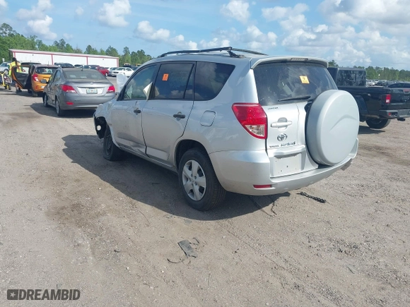 2007 Toyota RAV4 with VIN JTMZD33V875046998, listed as a IAAI auction lot 41910374 with 1 mi miles. Bid and sale history available at carsss.com. Image 3.
