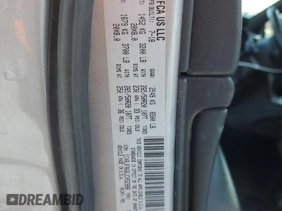 2018 Jeep Grand Cherokee Altitude z VIN 1C4RJFAG6JC452988, wystawiony jako Copart lot #88226035 z przebiegiem 120 015 mil mil oraz Szkoda całkowita • Salvage title. Historia ofert i sprzedaży dostępna na DreamBid. Obrazek 13.