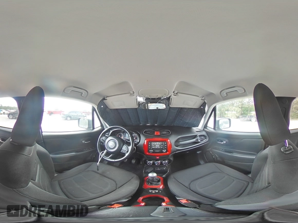 2017 Jeep Renegade Altitude with VIN ZACCJABH7HPG54504, listed as a Copart auction lot 51427835 with 84,050 mi miles and Salvage title. Bid and sale history available at DreamBid. Image 16.