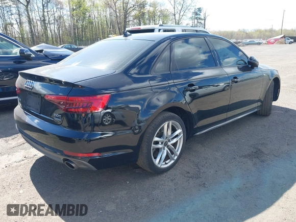 2017 Audi A4 Season of Audi Premium with VIN WAUDNAF47HN041627, listed as a IAAI auction lot 42052841 with 97,952 mi miles. Bid and sale history available at carsss.com. Image 4.