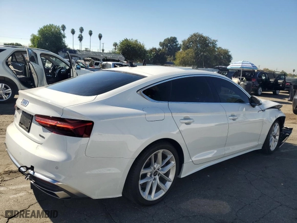 2024 Audi A5 Sportback S line Premium with VIN WAUDACF51RA014240, listed as a Copart auction lot 78013794 with 17,004 mi miles and Salvage Title. Bid and sale history available at carsss.com. Image 3.