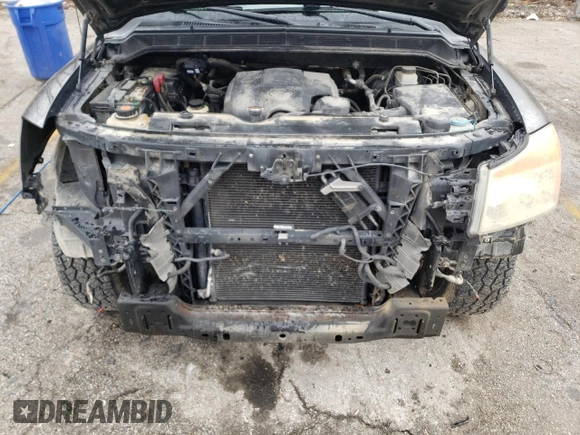 2010 Nissan Titan SE with VIN 1N6AA0CA9AN319565, listed as a Copart auction lot 44175775 with 214,303 mi miles and Salvage Title. Bid and sale history available at carsss.com. Image 11.