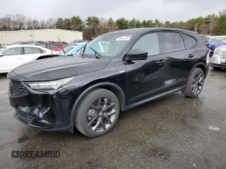 2022 Acura MDX w/A-Spec Package with VIN 5J8YE1H0XNL018642, listed as a Copart auction lot 51689325 with 18,064 mi miles and Salvage Title. Bid and sale history available at carsss.com. Image 1.