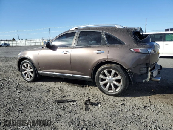 2006 Infiniti FX with VIN JNRAS08WX6X206675, listed as a Copart auction lot 72879774 with 185,758 mi miles and Salvage Title. Bid and sale history available at DreamBid. Image 2.