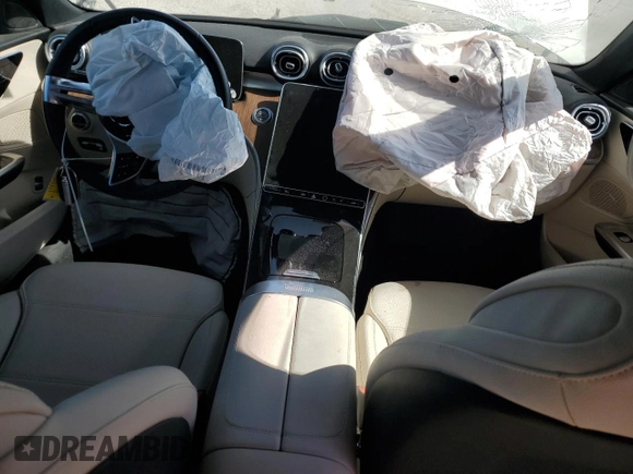 2023 Mercedes-Benz C 300 with VIN W1KAF4GB9PR087460, listed as a Copart auction lot 53152195 with Not provided miles and Salvage title. Bid and sale history available at DreamBid. Image 8.