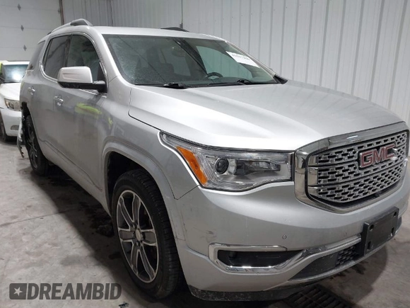 2018 GMC Acadia Denali with VIN 1GKKNXLS4JZ219108, listed as a IAAI auction lot 41617490 with 55,096 mi miles and . Bid and sale history available at DreamBid. Image 1.