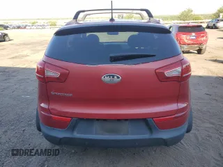 2013 Kia Sportage LX with VIN KNDPBCA26D7400149, listed as a Copart auction lot 57918635 with 66,100 mi miles and Salvage title. Bid and sale history available at DreamBid. Image 6.