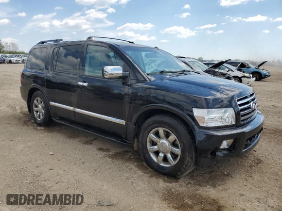 2006 Infiniti QX56 с VIN 5N3AA08C06N813207, выставлен на аукционе Copart как лот 55966085 с пробегом 231 458 миль миль и Списание • Salvage title. История ставок и продаж доступна на DreamBid. Изображение 4.