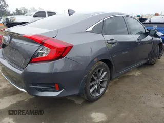 2019 Honda Civic Sedan EX with VIN 19XFC1F38KE201910, listed as a IAAI auction lot 41892284 with 319,049 mi miles. Bid and sale history available at carsss.com. Image 4.