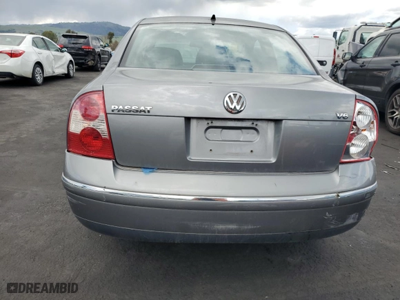 2001 Volkswagen Passat GLX with VIN WVWRH63B51P144541, listed as a Copart auction lot 50556665 with 107,049 mi miles and Clean Title. Bid and sale history available at carsss.com. Image 6.
