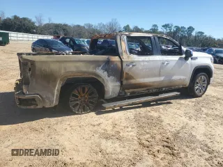 2022 GMC Sierra 1500 Limited Denali with VIN 3GTU9FEL6NG177622, listed as a Copart auction lot 43351834 with 0 mi miles and Salvage Title. Bid and sale history available at carsss.com. Image 3.