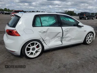 2016 Volkswagen Golf GTI SE with VIN 3VW4T7AU7GM010628, listed as a Copart auction lot 70206094 with 75,965 mi miles and Salvage Title. Bid and sale history available at carsss.com. Image 3.