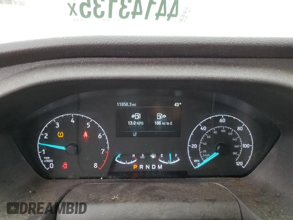 2023 Ford Transit Cargo z VIN 1FTBR1X87PKA66141, wystawiony jako Copart lot #44143135 z przebiegiem 11 856 mil mil oraz Szkoda całkowita • Salvage title. Historia ofert i sprzedaży dostępna na DreamBid. Obrazek 9.