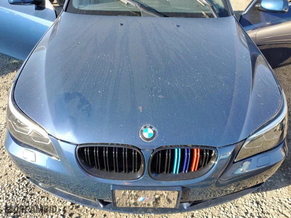 2007 BMW 5 Series 530i with VIN WBANE735X7CM51370, listed as a Copart auction lot 42332375 with 0 mi miles and Salvage Title. Bid and sale history available at carsss.com. Image 11.