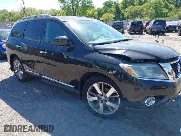 2015 Nissan Pathfinder S z VIN 5N1AR2MM6FC617716, wystawiony jako IAAI lot #42216787 z przebiegiem 148 166 mil mil oraz . Historia ofert i sprzedaży dostępna na DreamBid. Obrazek 1.