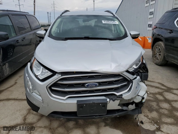 2019 Ford EcoSport SE with VIN MAJ6S3GL5KC286215, listed as a Copart auction lot 45883545 with NaN miles and Salvage Title. Bid and sale history available at carsss.com. Image 5.
