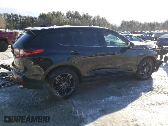 2023 Acura RDX w/A-Spec Package with VIN 5J8TC2H62PL006904, listed as a Copart auction lot 45661135 with Not provided miles and Salvage title. Bid and sale history available at DreamBid. Image 3.