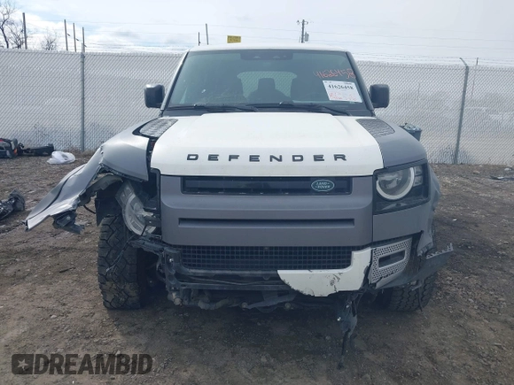 2022 Land Rover Defender S with VIN SALEJERX0N2075186, listed as a IAAI auction lot 41626458 with 79,500 mi miles and . Bid and sale history available at DreamBid. Image 12.