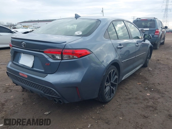 2020 Toyota Corolla SE with VIN JTDS4RCE6LJ013794, listed as a IAAI auction lot 40849373 with 58,814 mi miles. Bid and sale history available at carsss.com. Image 4.