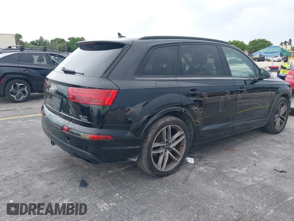 2018 Audi Q7 Prestige with VIN WA1VABF72JD024890, listed as a IAAI auction lot 42464089 with 76,643 mi miles and . Bid and sale history available at DreamBid. Image 4.