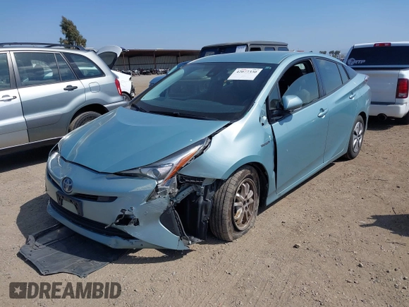 2018 Toyota Prius Two with VIN JTDKBRFU7J3064943, listed as a IAAI auction lot 42077330 with 108,223 mi miles and . Bid and sale history available at carsss.com. Image 17.