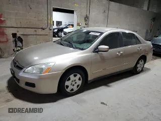 2006 Honda Accord LX with VIN 3HGCM56456G706315, listed as a Copart auction lot 60208695 with 154,089 mi miles and Clean title. Bid and sale history available at DreamBid. Image 1.