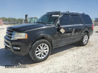 2015 Ford Expedition Limited with VIN 1FMJU1KT4FEF10655, listed as a Copart auction lot 49400295 with 143,998 mi miles and Salvage title. Bid and sale history available at DreamBid. Image 1.