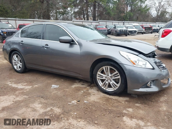 2013 Infiniti G37 Journey with VIN JN1CV6AP2DM726053, listed as a IAAI auction lot 41500122 with 119,409 mi miles. Bid and sale history available at carsss.com. Image 1.