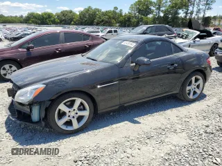 2014 Mercedes-Benz SLK-Class SLK 250 with VIN WDDPK4HA0EF075367, listed as a Copart auction lot 62436164 with 74,947 mi miles and Salvage Title. Bid and sale history available at carsss.com. Image 1.