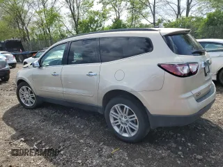 2015 Chevrolet Traverse LT with VIN 1GNKRGKD7FJ137258, listed as a Copart auction lot 55013565 with 106,508 mi miles and Clean Title. Bid and sale history available at carsss.com. Image 2.