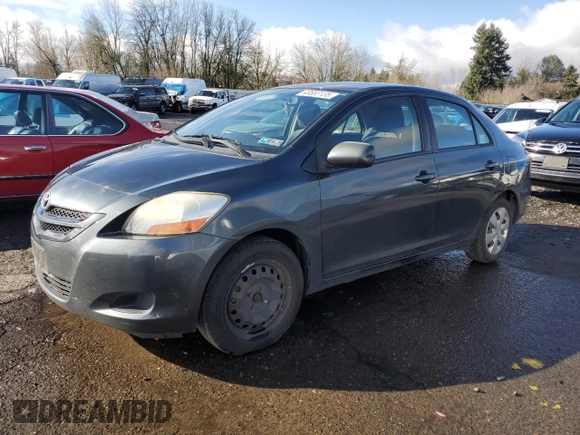 2008 Toyota Yaris with VIN JTDBT923981249091, listed as a Copart auction lot 48683135 with 136,556 mi miles and Salvage Title. Bid and sale history available at DreamBid. Image 1.